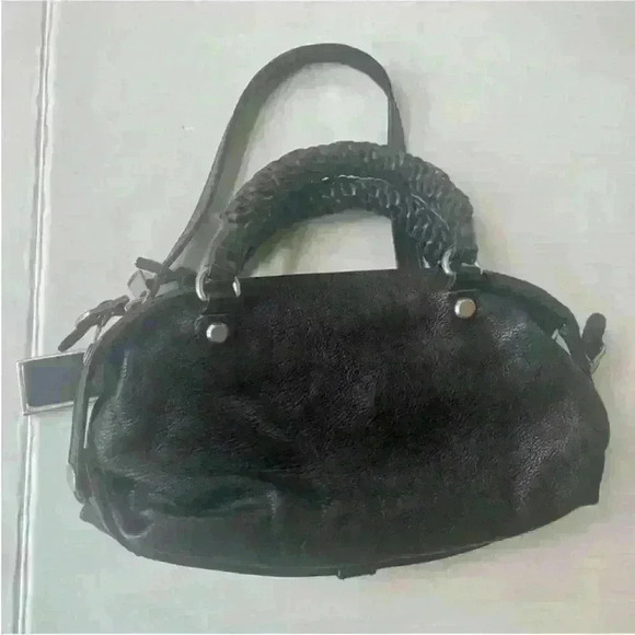 Gryson "Elissa" Black Leather Bag EUC! - Picture 6 of 10